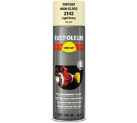 Rust Oleum Hard Hat Metal Spray Paint Clear Ivory 500ml