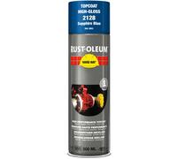 RUST-OLEUM 2128 Hard Hat Topcoat Ral-Colours, The Nr. 1 Industrial Paint Aerosol. Go Further, Work Faster, Last Longer!, Sapphire blue-RAL 5003