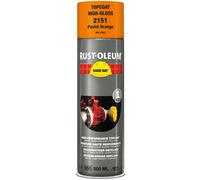 RUST-OLEUM Hard Hat Metal Spray Paint 2151 Topcoat Pastel Orange RAL 2003 500 ml