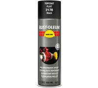 Rust Oleum Hard Hat Metal Spray Paint Black Matt 500ml
