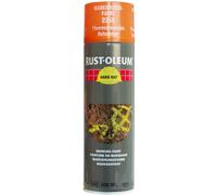 Rust Oleum Hard Hat Spot Marking Spray Paint Red Orange 500ml