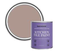 Rust-Oleum Pink water resistant Kitchen Tile Paint in Gloss Finish - Haversham 750ml