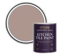 Rust-Oleum Pink water resistant Kitchen Tile Paint in Matt Finish - Haversham 750ml