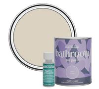Rust-Oleum Beige Water-Resistant Bathroom Tile Paint in Matt Finish - Hessian 750ml