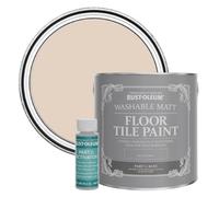Rust-Oleum Pink Washable Matt Floor Tile Paint - Homespun 2.5L