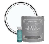 Rust-Oleum Blue Washable Matt Floor Tile Paint - Icecap 2.5L