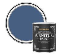 Rust-Oleum Blue Furniture Paint in Gloss Finish - Ink Blue 750ml