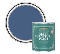 Rust-Oleum Ink Blue Matt Furniture Paint 750Ml