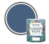 Rust-Oleum Blue Mould Resistant Garden Paint in Matt Finish - Ink Blue 750ml