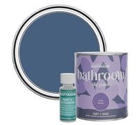 Rust-Oleum Satin Bathroom Tile Paint 750ml - Ink Blue