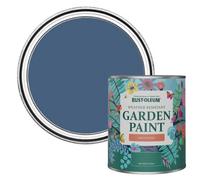 Rust-Oleum Blue Mould-Resistant Garden Paint In Satin Finish - Ink Blue 750ml