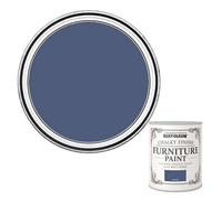 Rust-Oleum Interior Ink Blue Flat Matt Furniture Paint, 125Ml