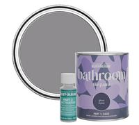 Rust-Oleum Purple Water-Resistant Bathroom Tile Paint in Gloss Finish - Iris 750ml