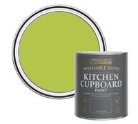 Rust-Oleum Key Lime Satin Kitchen Cupboard Paint 750Ml
