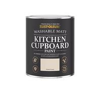 Rust-Oleum Cream Kitchen Cupboard Paint in Matt Finish - Clotted Cream 750ml
