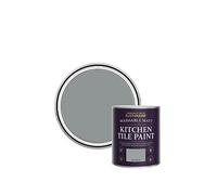 Rust-Oleum Mid-Grey water resistant Kitchen Tile Paint in Matt Finish - Mid-Anthracite 750ml