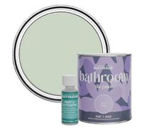 Rust-Oleum Green Water-Resistant Bathroom Tile Paint in Matt Finish - Laurel Green 750ml