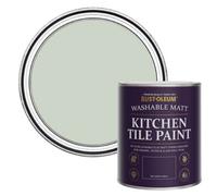 Rust-Oleum Green water resistant Kitchen Tile Paint in Matt Finish - Laurel Green 750ml