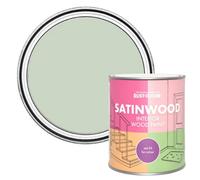 Rust-Oleum Green Satinwood Interior Wood Paint - Laurel Green 750ml