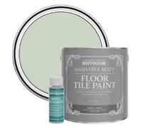 Rust-Oleum Green Washable Matt Floor Tile Paint - Laurel Green 2.5L