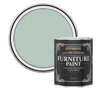 Rust-Oleum Green Furniture & Skirting Board Paint in Gloss Finish - Leaplish 750ml