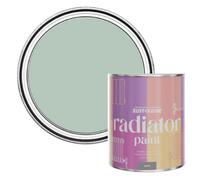 Rust-Oleum Green Heat Resistant Radiator Paint in Satin Finish - Leaplish 750ml