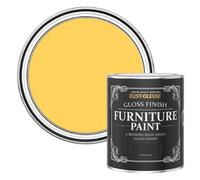 Rust-Oleum Yellow Furniture Paint in Gloss Finish - Lemon Jelly 750ml