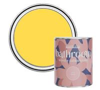 Rust-Oleum Yellow Moisture Resistant Bathroom Wood and Cabinet Paint in Matt Finish - LEMON SORBET 750ML