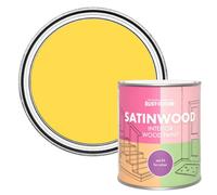 Rust-Oleum Yellow Satinwood Interior Wood Paint - Lemon Sorbet 750ml