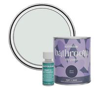 Rust-Oleum Grey Water-Resistant Bathroom Tile Paint in Gloss Finish - Library Grey 750ml