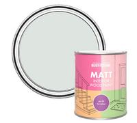 Rust-Oleum Grey Interior Wood Paint in Matt Finish - Library Grey 750ml