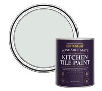 Rust-Oleum Grey water resistant Kitchen Tile Paint in Matt Finish - Library Grey 750ml