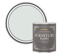 Rust-Oleum Grey Furniture Paint in Satin Finish - Library Grey 750ml