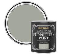 Rust-Oleum light Green Furniture & Skirting Board Paint in Gloss Finish - Aloe 750ml