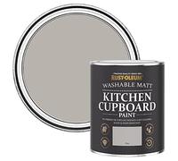 Rust-Oleum Light Grey Kitchen Cupboard Paint in Matt Finish - Flint 750ml