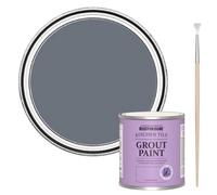 Rust-Oleum Stain-Resistant Grey Kitchen Tile Grout Paint - Marine Grey 250ml