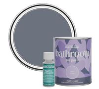 Rust-Oleum Grey Water-Resistant Bathroom Tile Paint in Matt Finish - Marine Grey 750ml