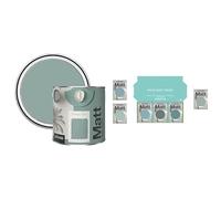 Rust-Oleum Matt Emulsion Wall & Ceiling Paint 2.5 Litre with Ready to Roll Kit (Large)