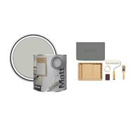 Rust-Oleum Matt Emulsion Wall & Ceiling Paint 2.5 Litre with Ready to Roll Kit (Large)