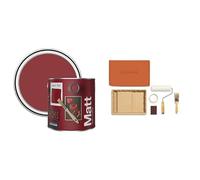 Rust-Oleum Matt Emulsion Wall & Ceiling Paint 2.5 Litre with Ready to Roll Kit (Large)