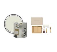 Rust-Oleum Matt Emulsion Wall & Ceiling Paint 2.5 Litre with Ready to Roll Kit (Large)