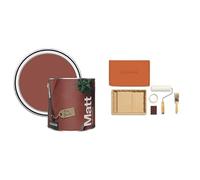 Rust-Oleum Matt Emulsion Wall & Ceiling Paint 2.5 Litre with Ready to Roll Kit (Large)