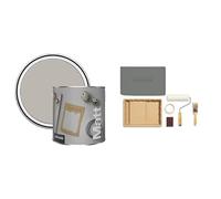 Rust-Oleum Matt Emulsion Wall & Ceiling Paint 2.5 Litre with Ready to Roll Kit (Large)