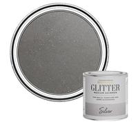 Rust-Oleum Medium Shimmer Silver Glitter Effect Mid Sheen Multi-Surface Topcoat Paint Glitter, 250Ml