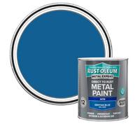 Rust-Oleum Metal Expert Paint Satin Gentian Blue 750ml