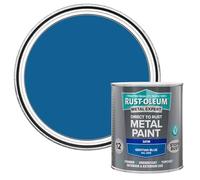 Rust-Oleum Metal Expert Paint Satin Gentian Blue 750ml