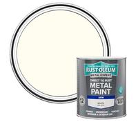 Rust-Oleum Metal Expert Paint Satin White 750ml