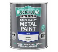 Rust-Oleum Metal Expert Satin Paint 750ml - White