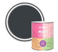 Rust-Oleum Mid-Grey Interior Wood Paint in Matt Finish - Mid-Anthracite 750ml