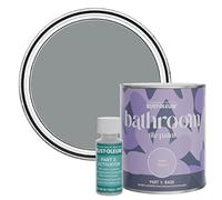 Rust-Oleum Mid-Grey Water-Resistant Bathroom Tile Paint in Matt Finish - Anthracite 750ml